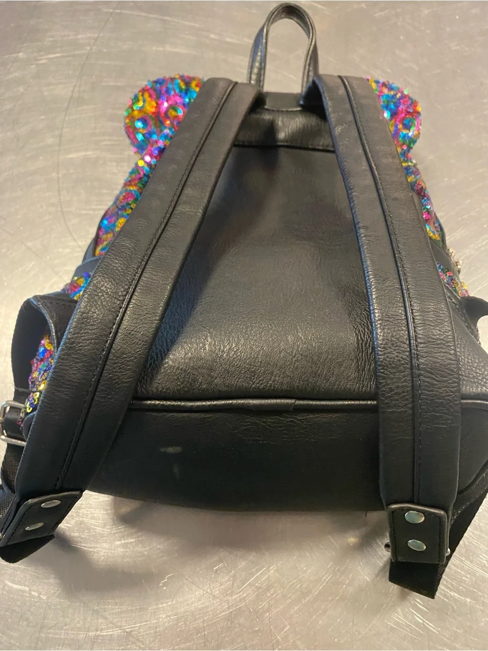 Disney Rainbow Sequin Mickey Ear Mini Backpack